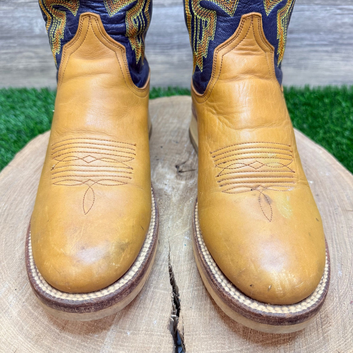 Ariat Women - Size 6B - Blue / Sand Western Cowboy Boots 17184