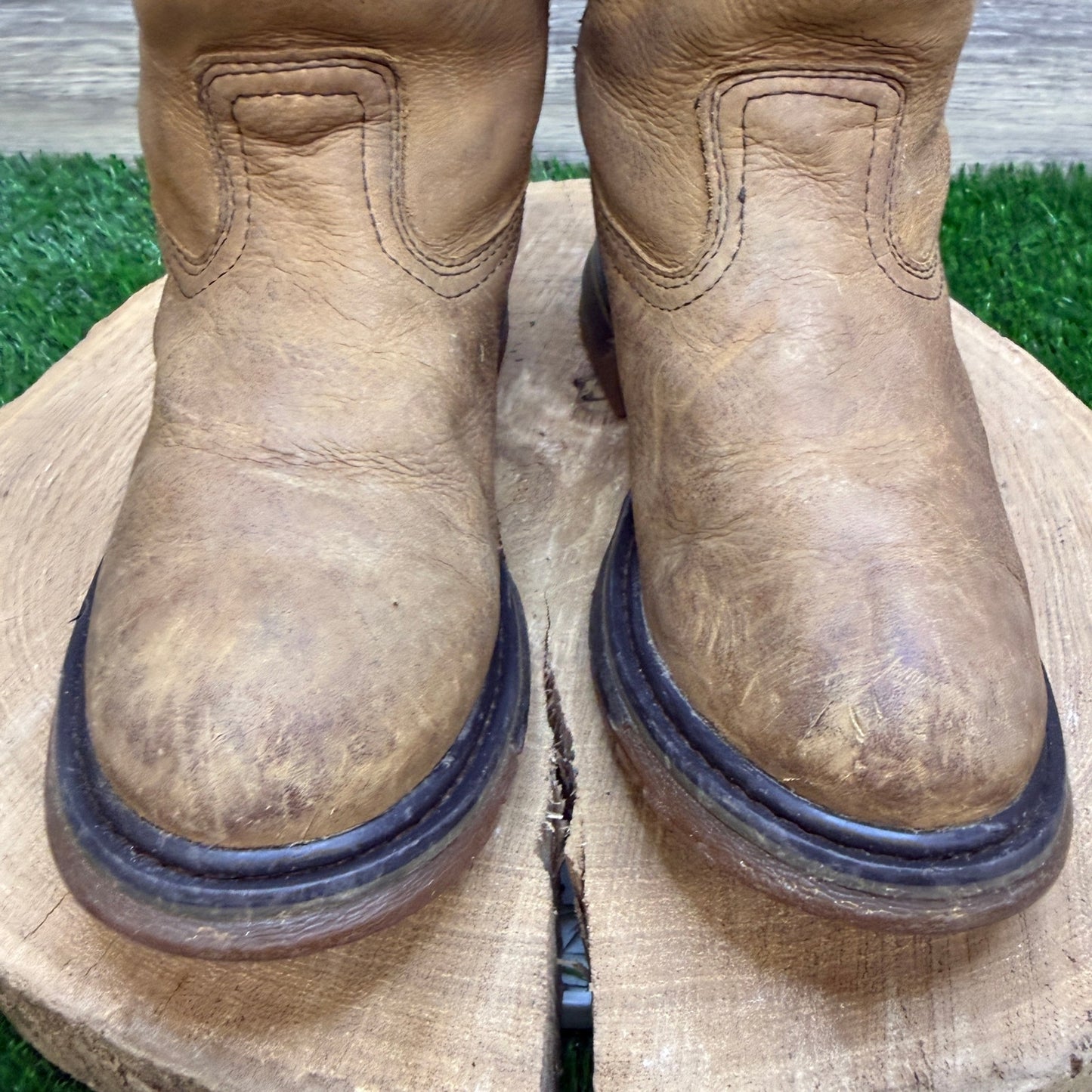 Rocky Youth - Size 4M - Brown Cowboy Boots Style RKW0300Y