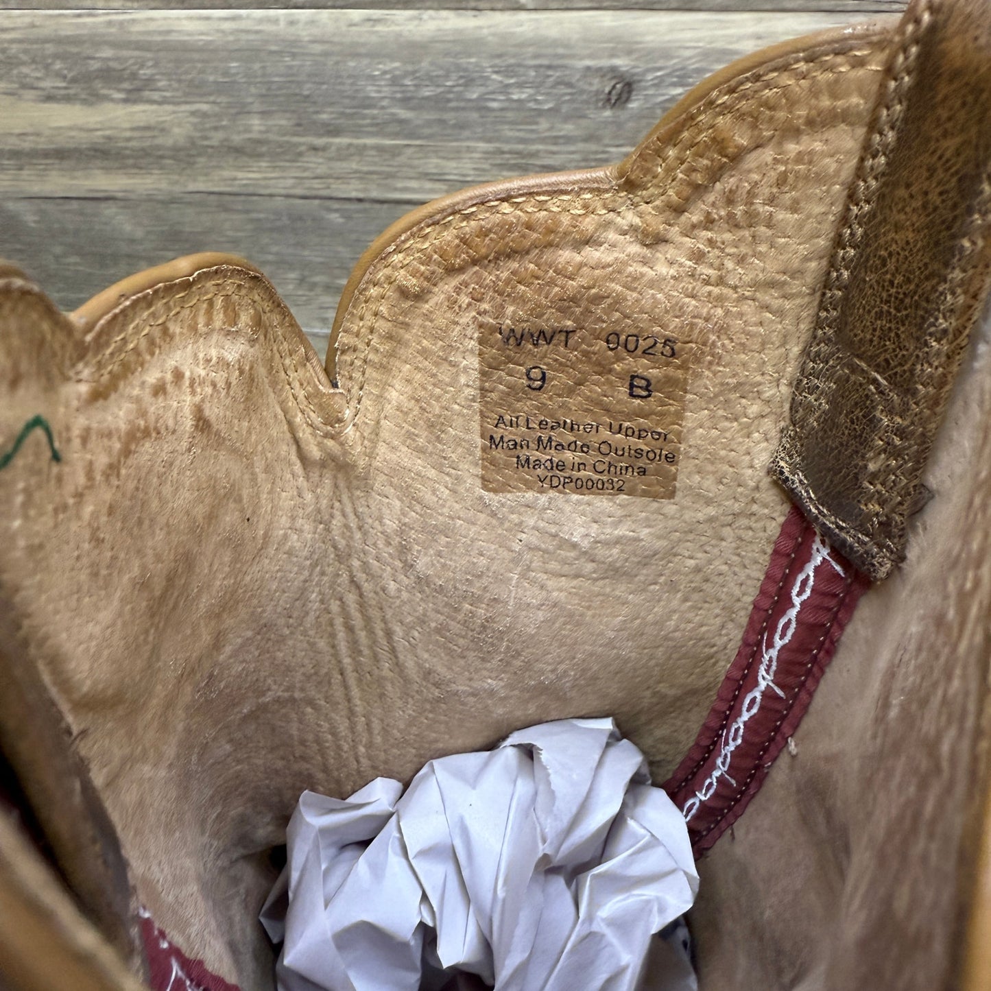 Twisted X Women - Size 9B - Bomber Brown Stitch Cowboy Boots Style WWT0025