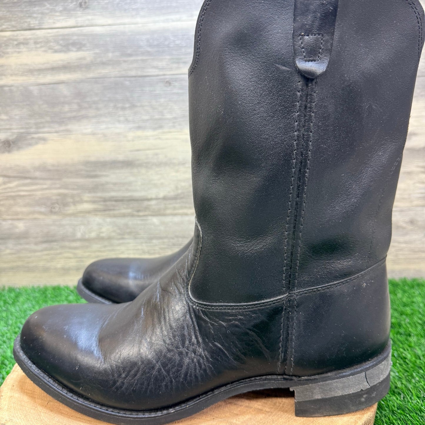 Unknown Men - Size 13EE - Black Roper Style Western Cowboy Boots