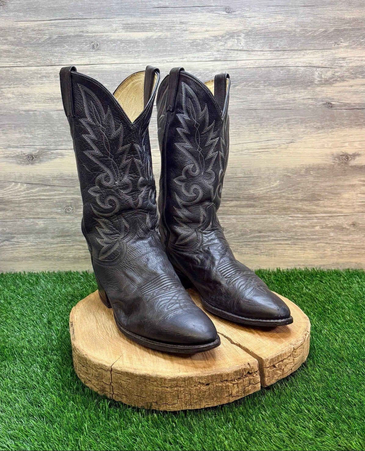 Dan Post Men - Size 10.5D -  Black Western Cowboy Boots 341009