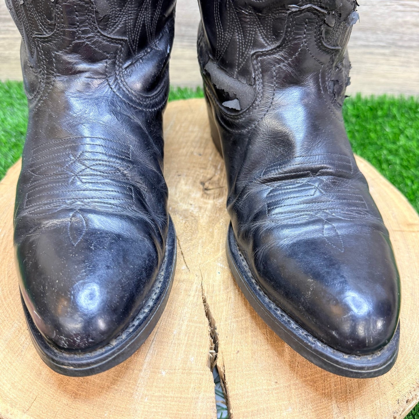 Laredo Men - Size 10D - Black Western Cowboy Boots 4240