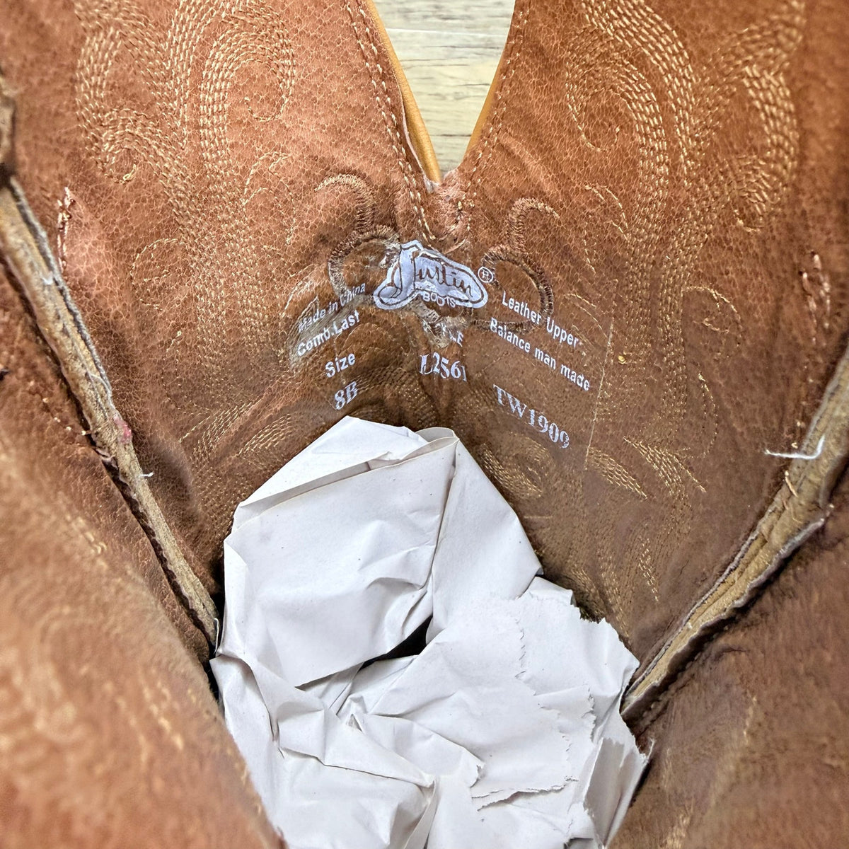 Justin Women - Size 8B - Brown McKayla Western Cowboy Boots L2561