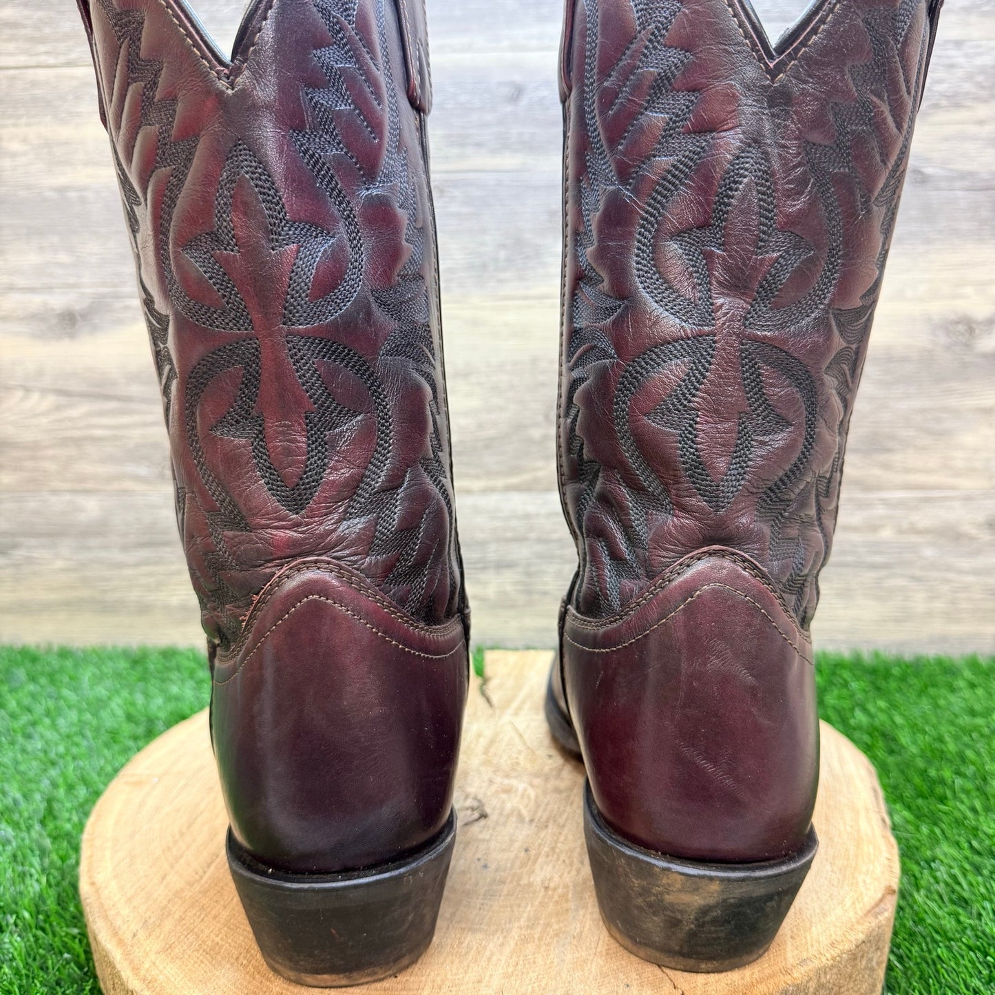 Laredo Men - Size 9EW - Black Cherry Western Cowboy Boots 68458