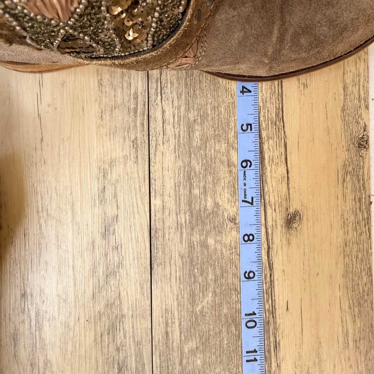 Naughty Monkey Women - Size 8 - Beige Buckled Stud Ankle Boots