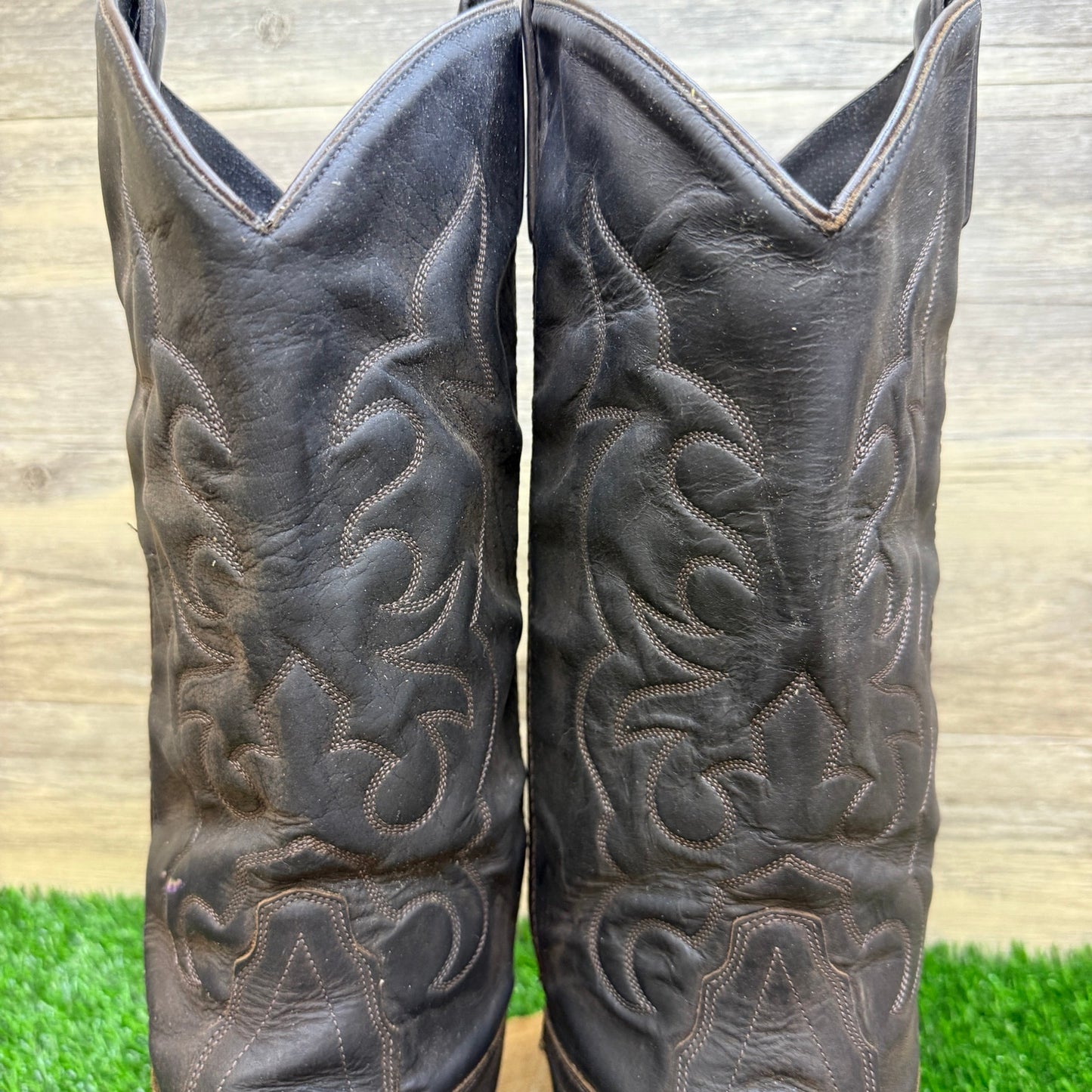 Old West Men - Size 13EE - Dark Brown Western Cowboy Boots Style SCM3051
