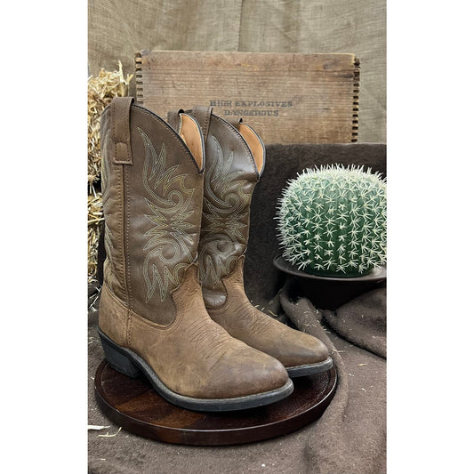 Laredo Men - Size 7D - Tan Cowboy Boots Style 4242