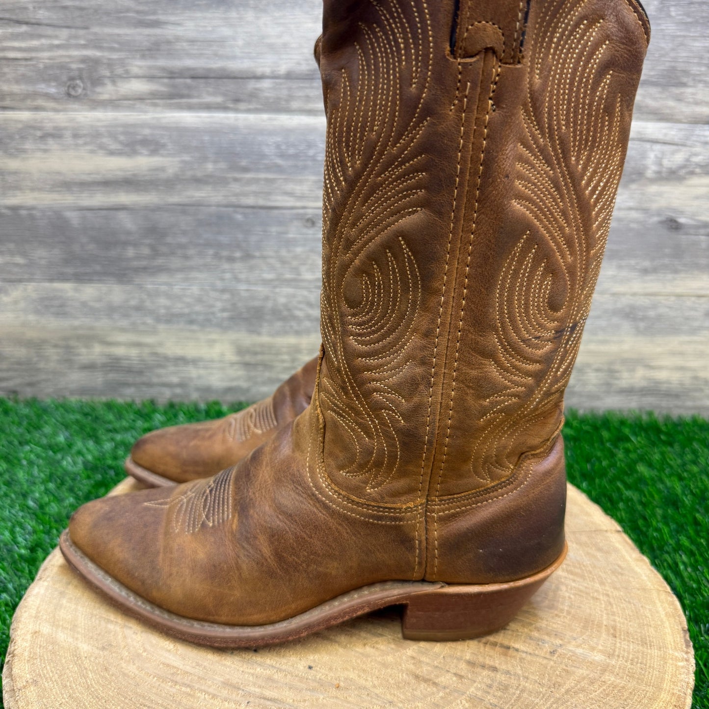Abilene Women - Size 7M - Brown Cowboy Boots Style 9057