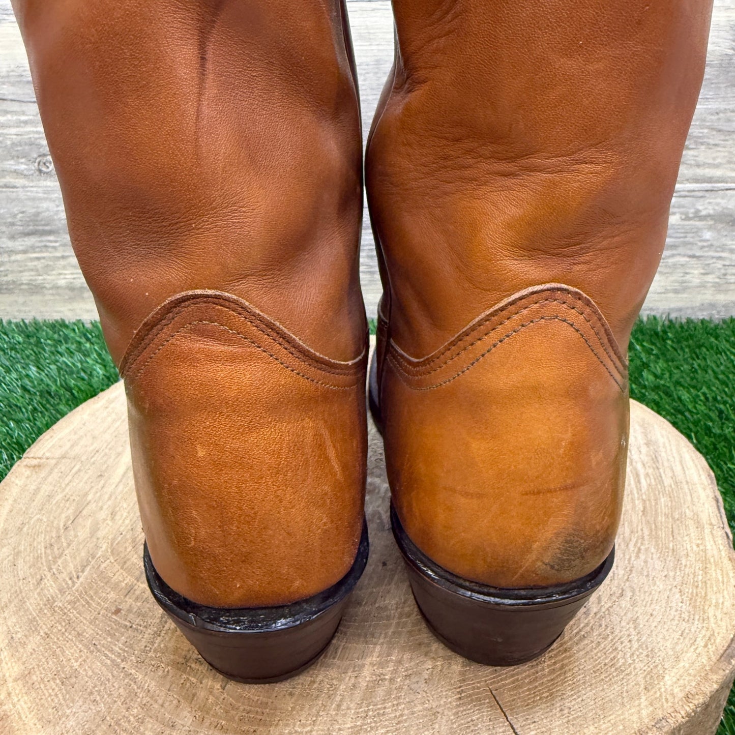 Nocona Men - Size 10D - Vintage Brown Western Cowboy Boots Style 3420C