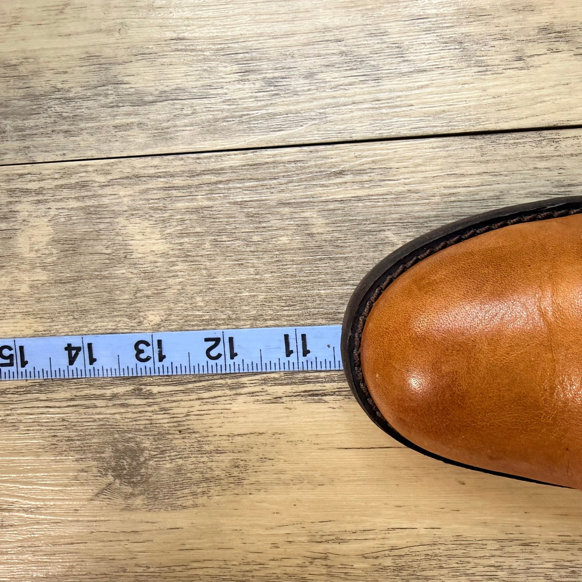 Unknown Women - Size 8.5M - Cognac Leather Zipper Boots 1221