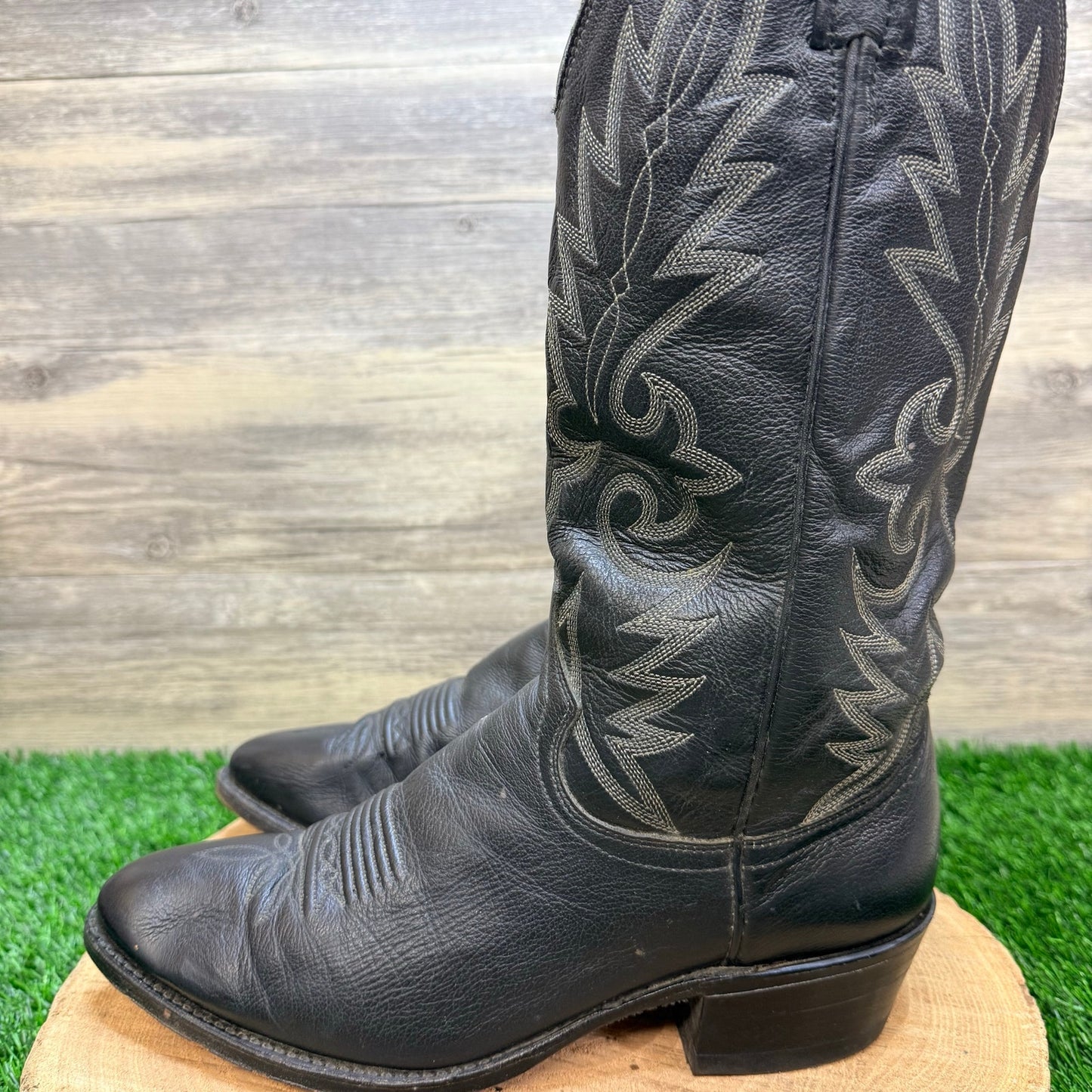 Dan Post Men - Size 9.5D - Black Western Cowboy Boots 16770