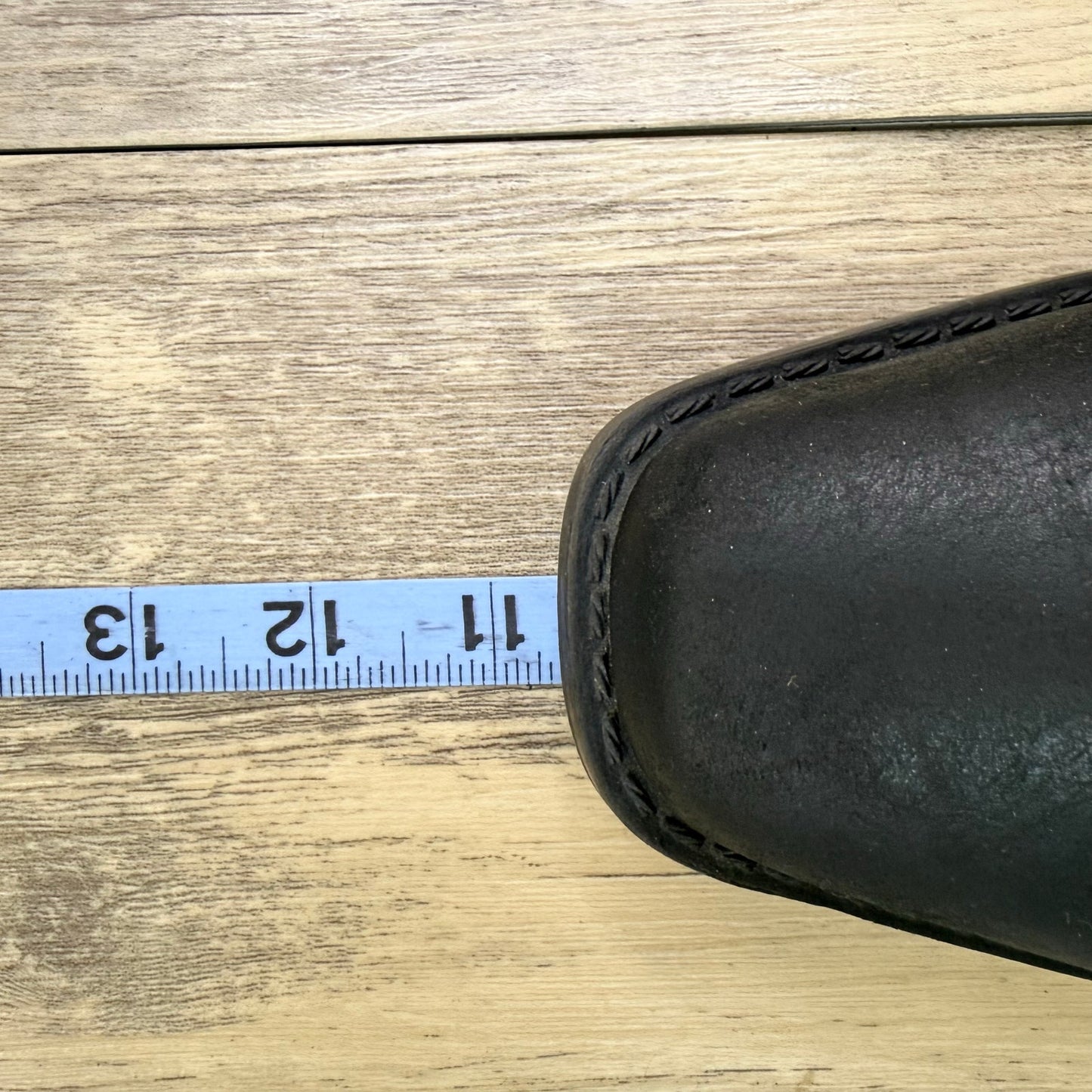 Sun and Stone Women - Size 8 - Black Harness Square Toe Ankle Zipper Boots