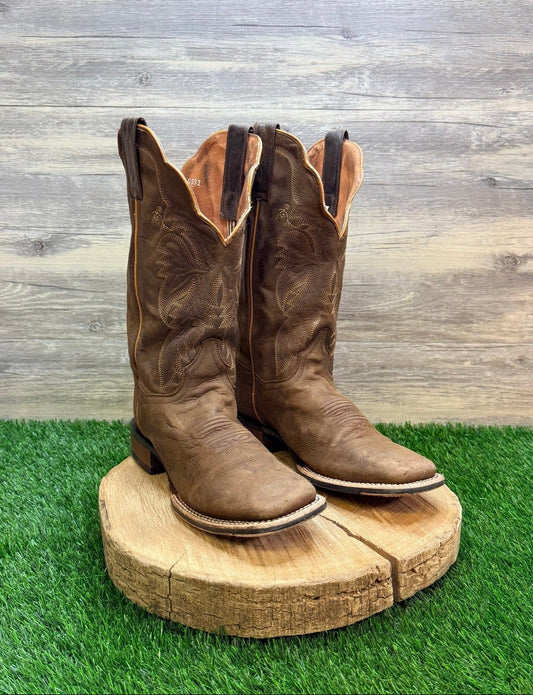 Dan Post Women - Size 10M - Brown Square Toe Western Cowboy Boots DP4572
