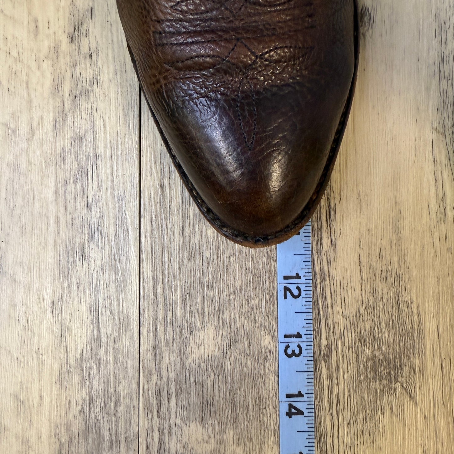 Tony Lama Men - Size 8.5EE - Vintage Black/Brown Cowboy Boots Style 6171