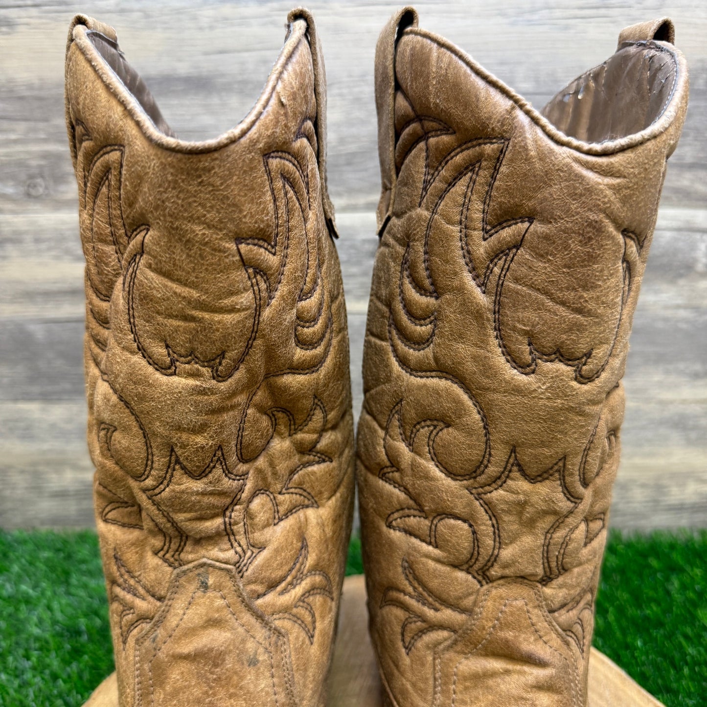 Rodeo Ropers Women - Size 9.5 - Brown Faux Leather Style 133159