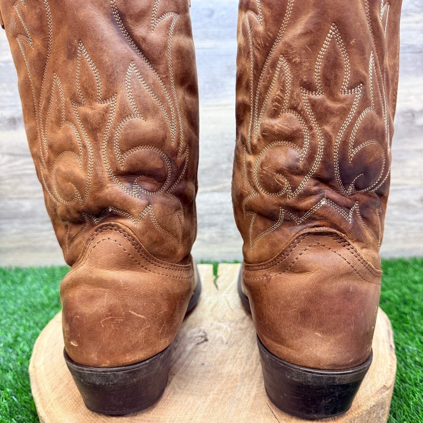 Masterson Men - Size 11EW - Brown Western Cowboys Boots RB876