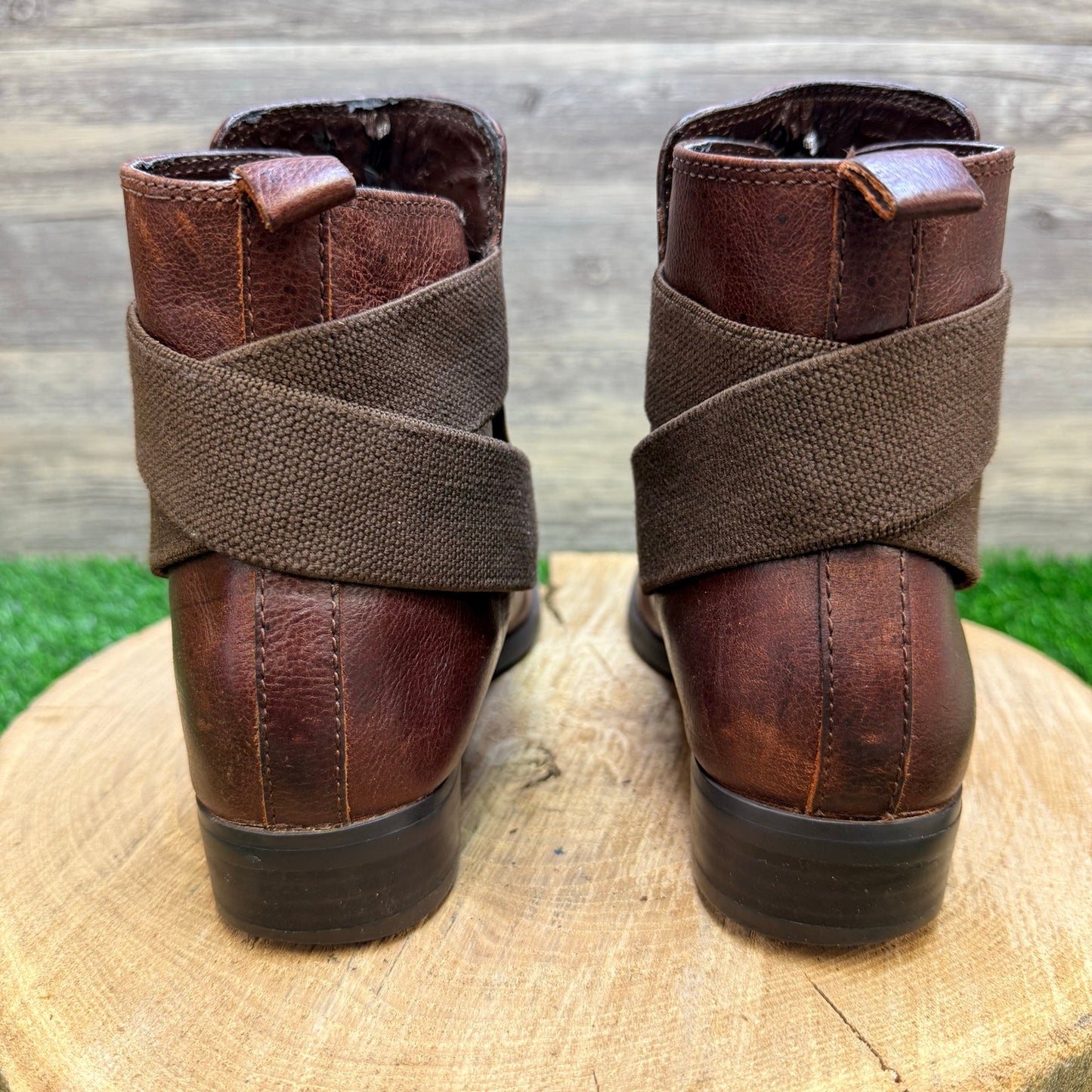 Ralph Lauren Women - Size 7B - Brown Ankle Boots Kaliyah