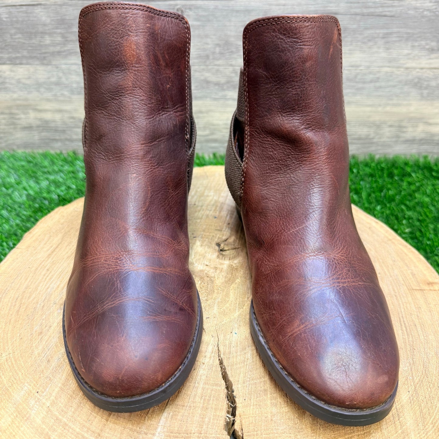 Ralph Lauren Women - Size 7B - Brown Ankle Boots Kaliyah