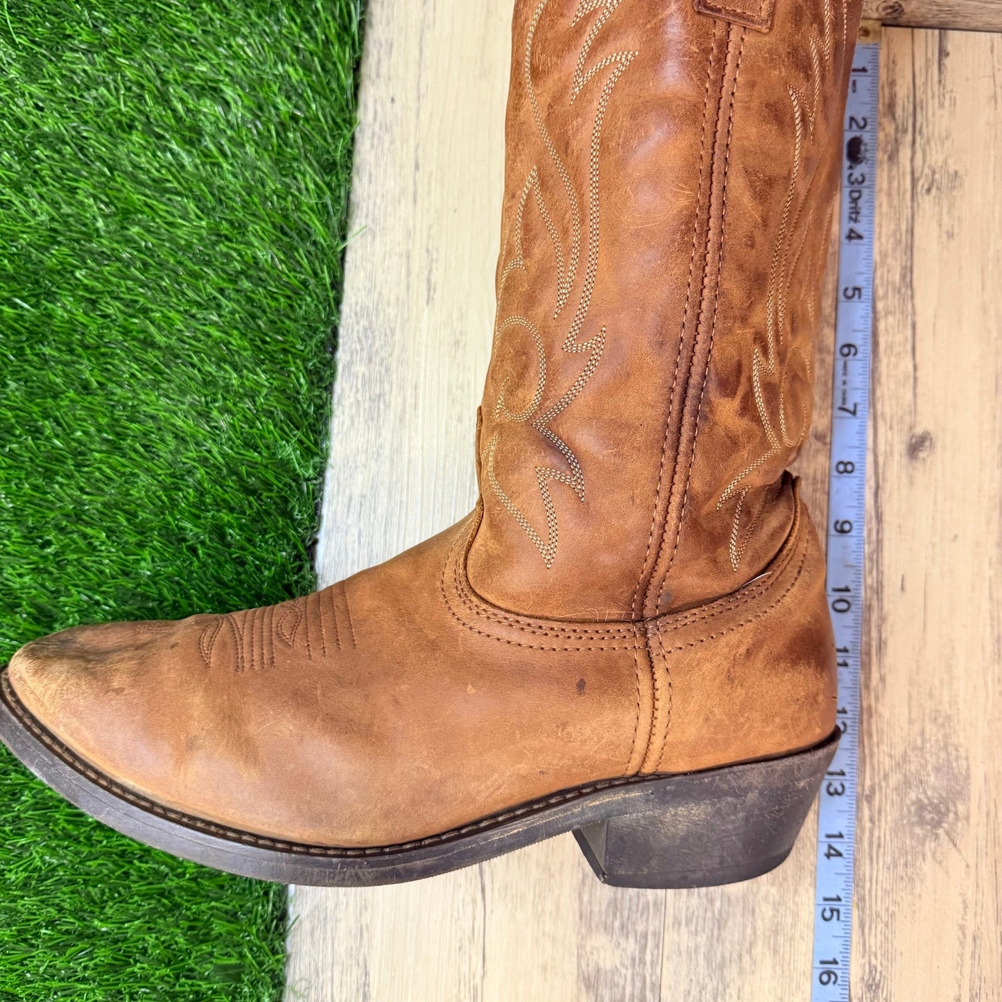 Masterson Men - Size 11EW - Brown Western Cowboys Boots RB876