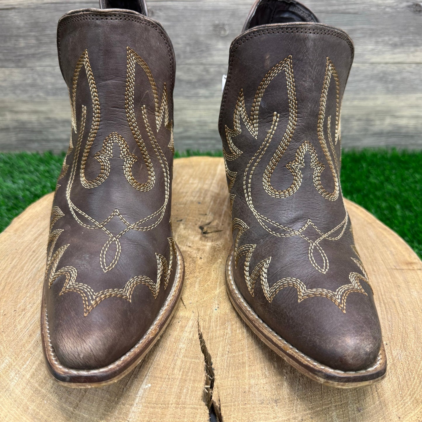 Myra Women - Size 8 - Brown Coffee Ankle Boots