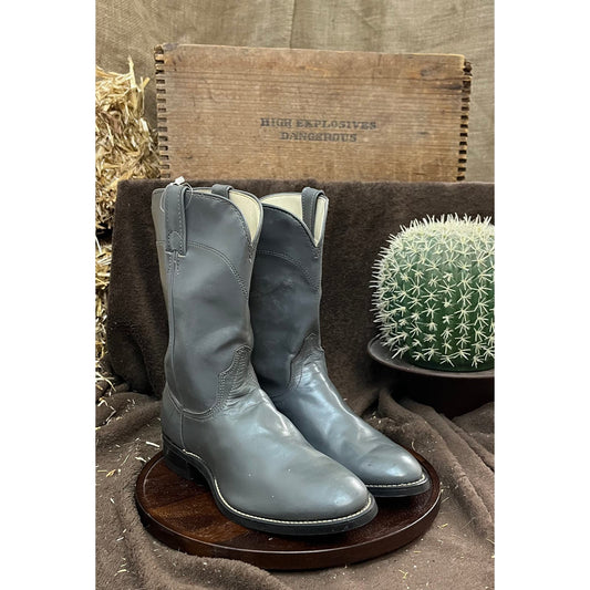 Laredo Men - Size 7D - Vintage Gray Roper Cowboy Boots Style 30345
