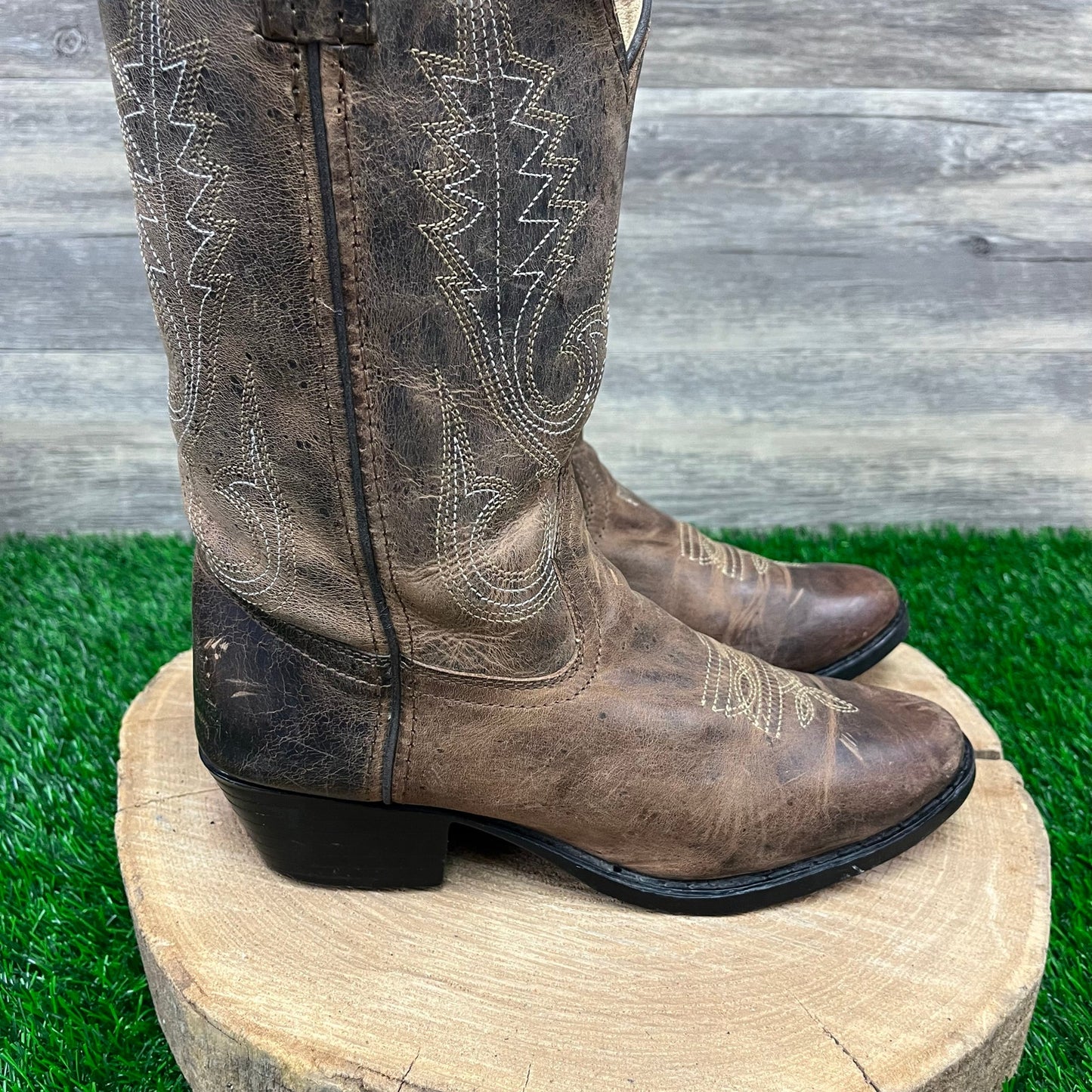 Smoky Mountain Youth - Size 4.5D - Brown Cowboy Boots Style 3435Y