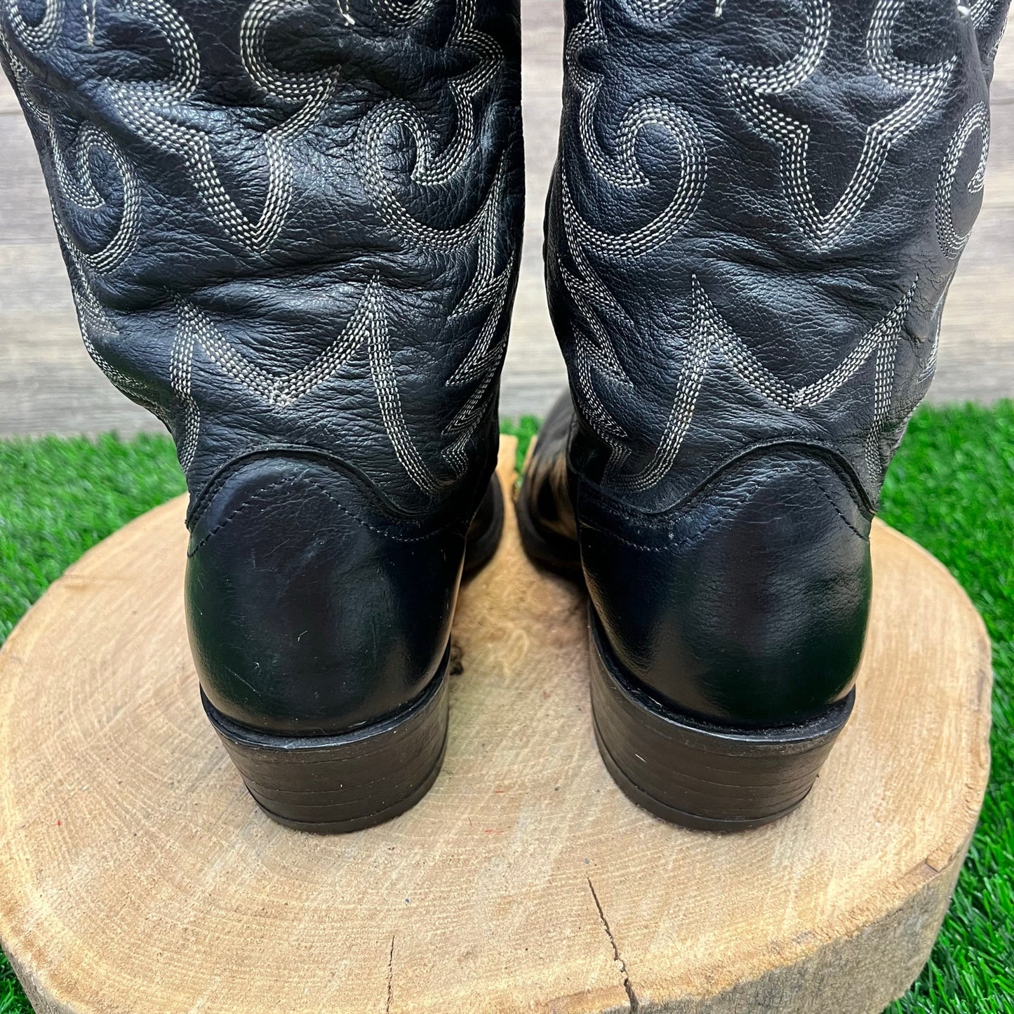 Dan Post Men - Size 7.5D - Black Cowboy Boots Style 16791