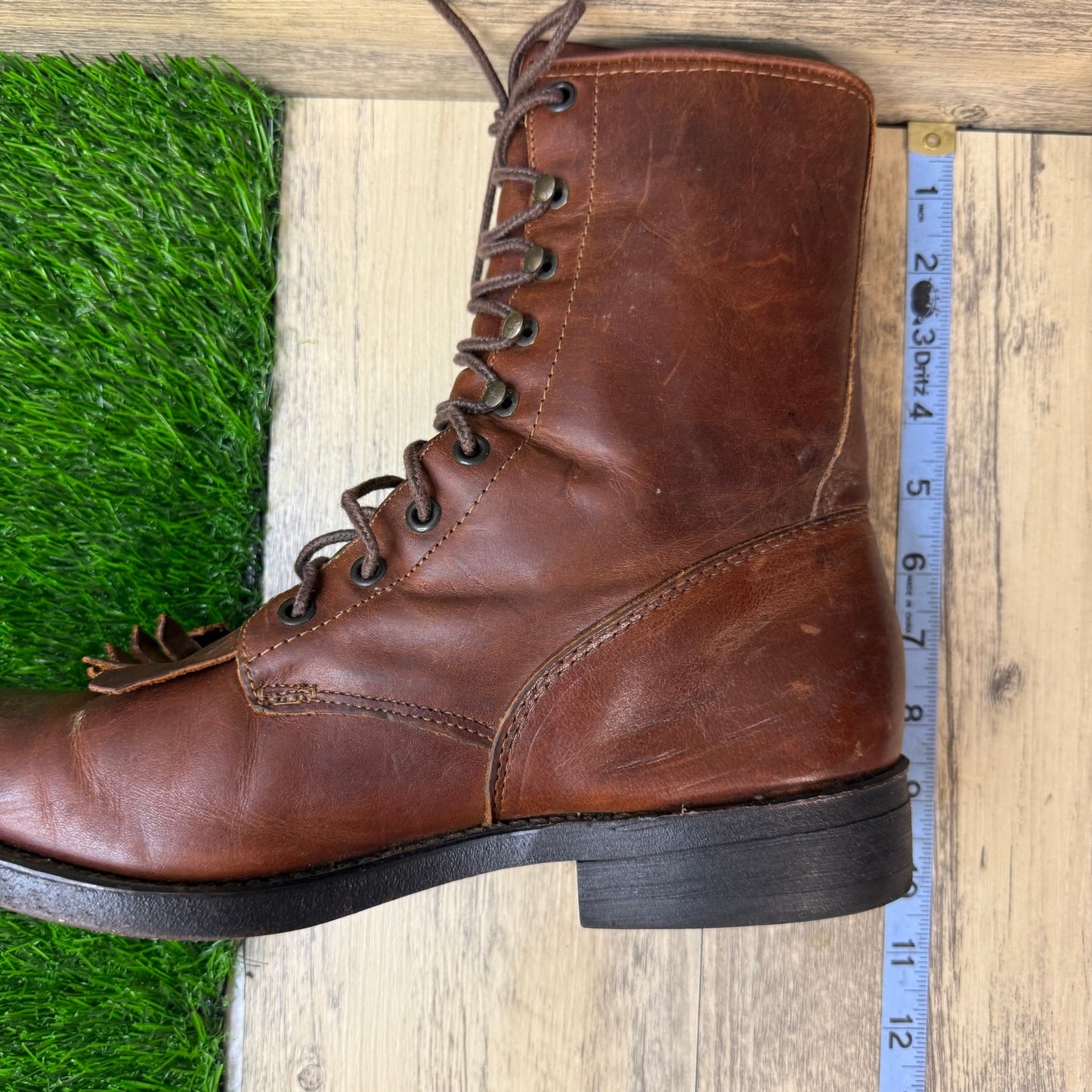 Durango Men - Size 11D - Brown Lace Up Cowboy Boots Style DB735
