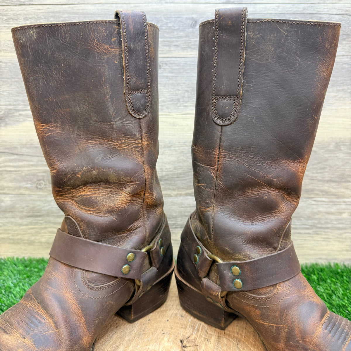 Ariat Women - Size 8.5B - Brown Harness Western Cowboy Boots 10010260