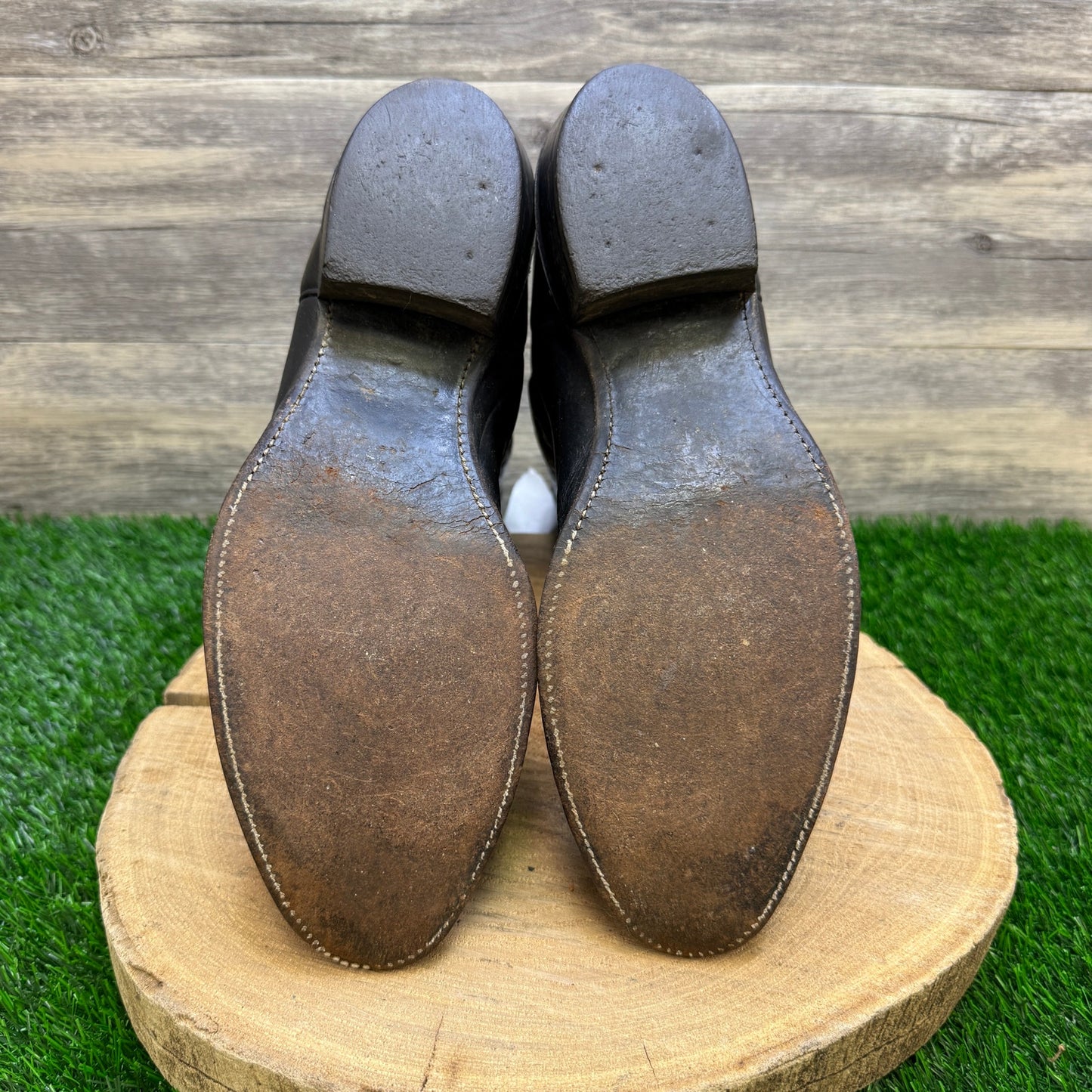 Justin Men - Size 10D - Black London Cowboy Boots Style 1409