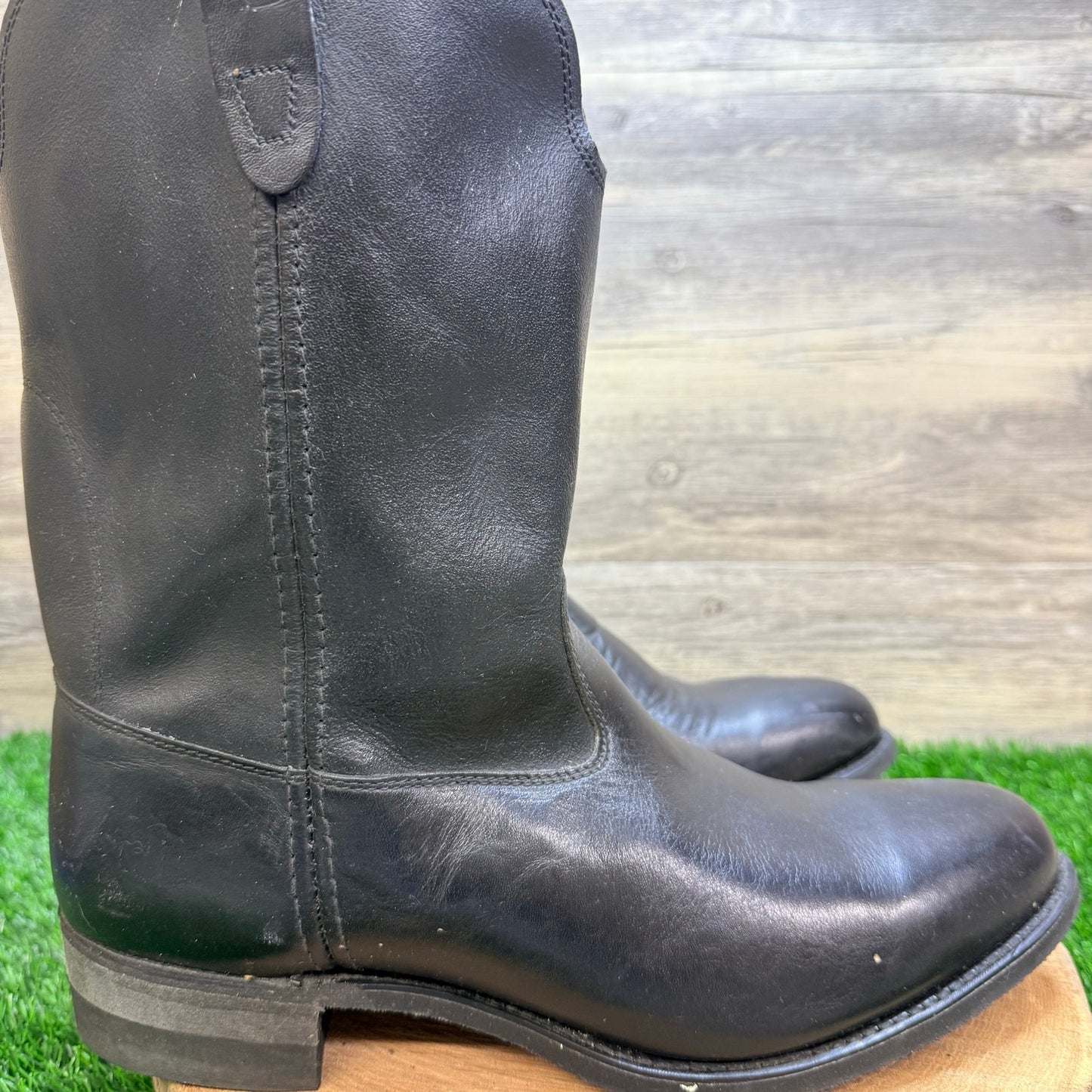 Unknown Men - Size 13EE - Black Roper Style Western Cowboy Boots