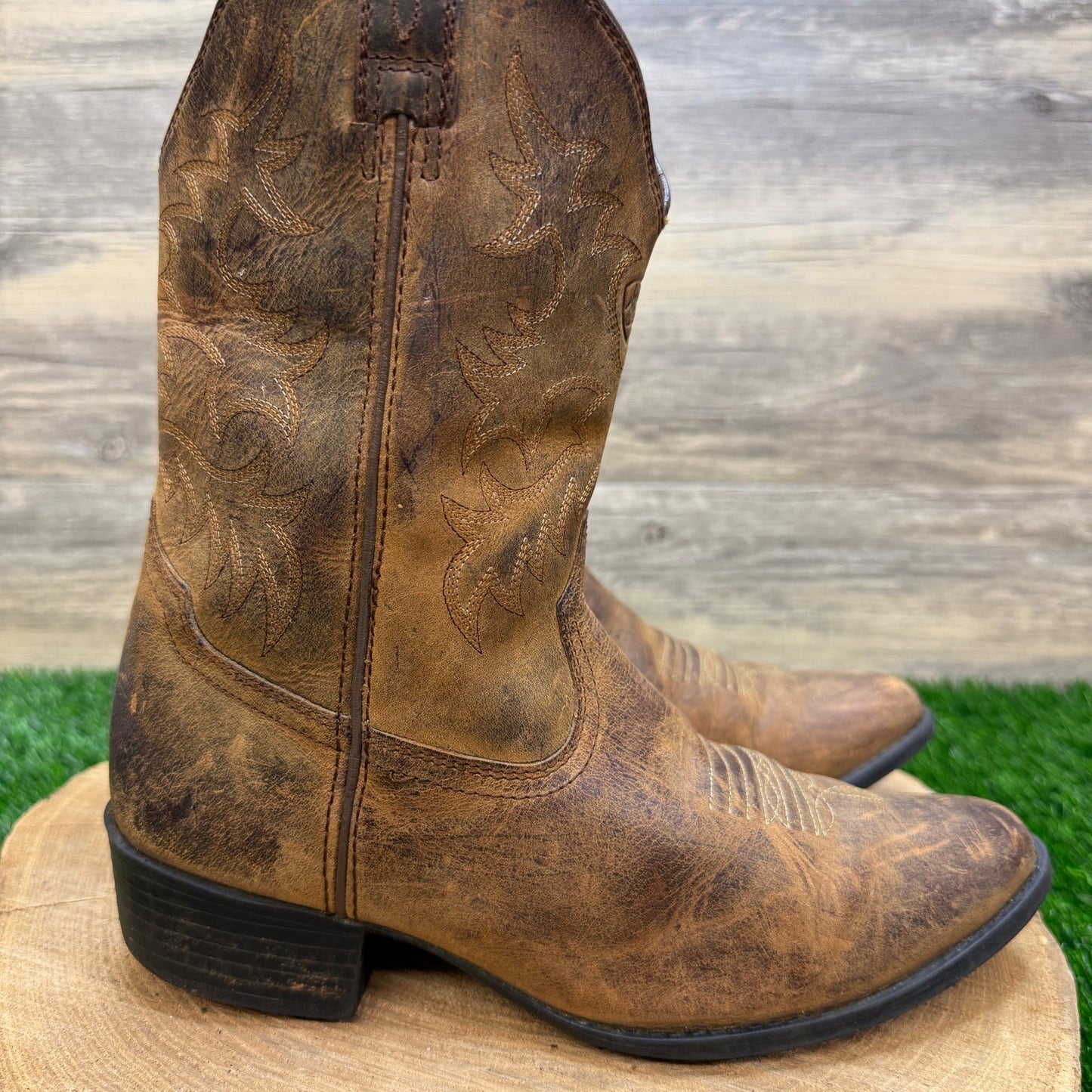 Ariat Youth - Size 5 - Brown Western Cowboy Boots Style 10001825