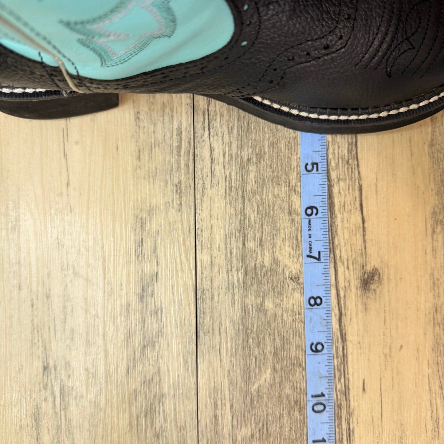 Justin Gypsy Women - Size 8.5B - Blue / Black Western Cowboy Boots L9905