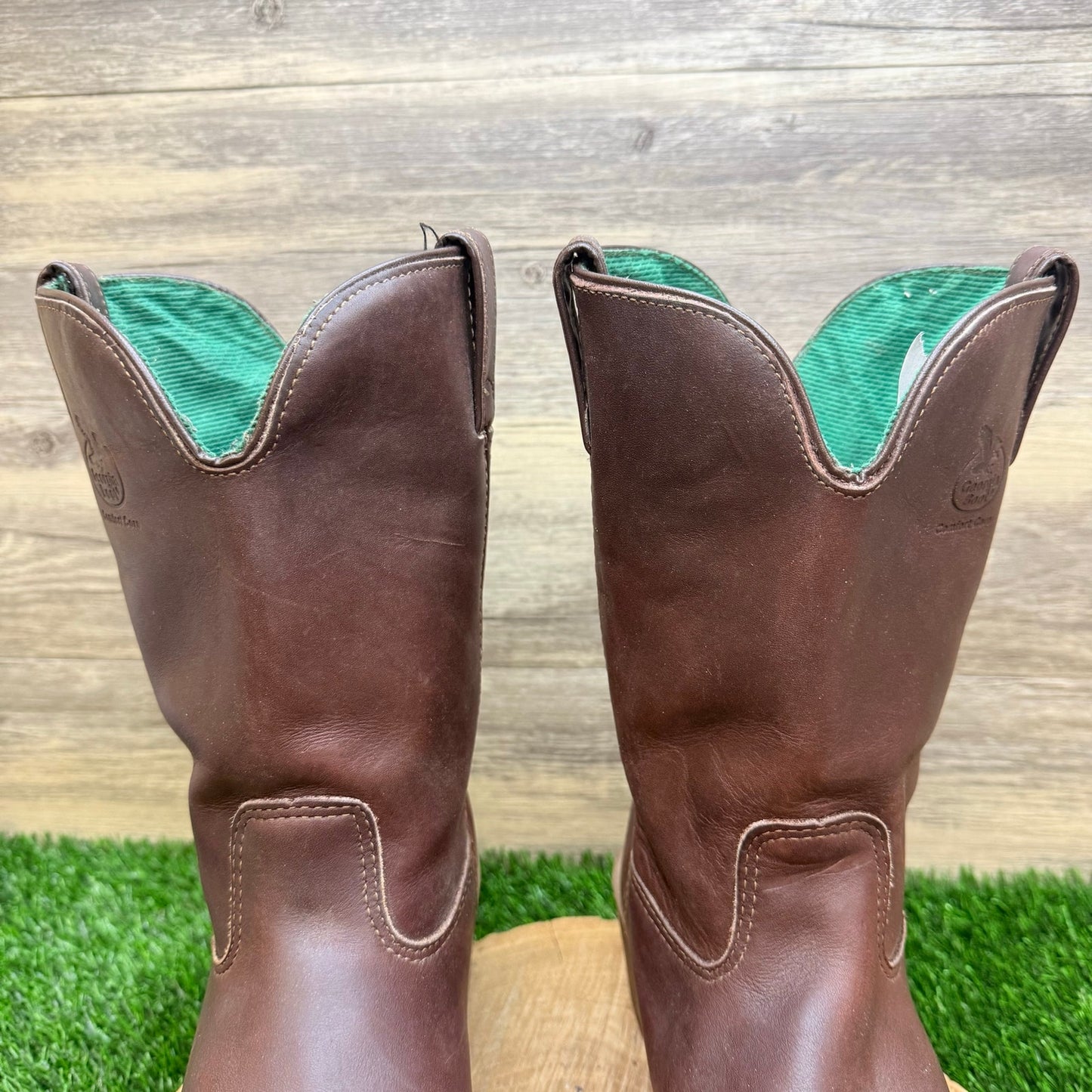 Georgia Men - Size 12EE - Brown Farm and Ranch Cowboy Boots