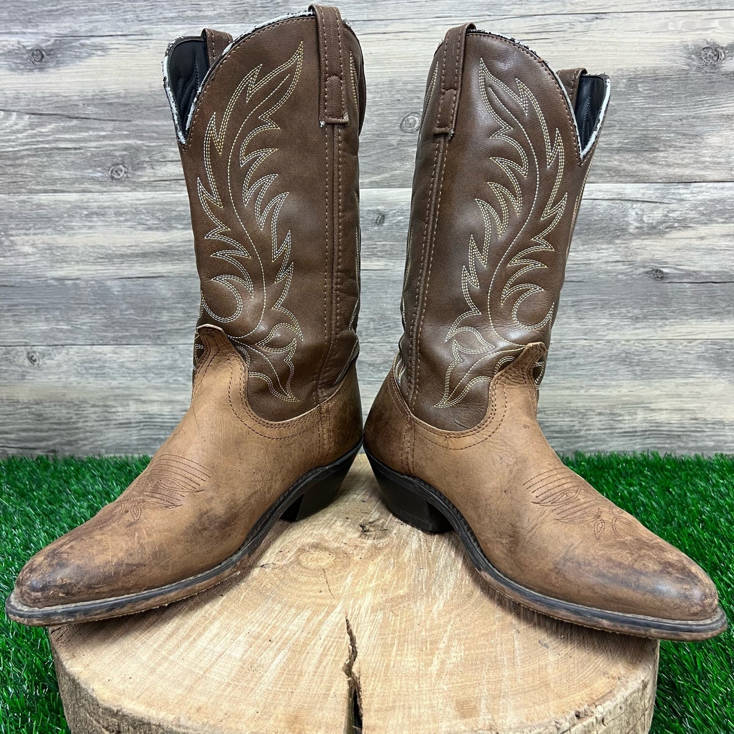 Laredo Women - Size 9M - Brown Cowboy Boots 5742