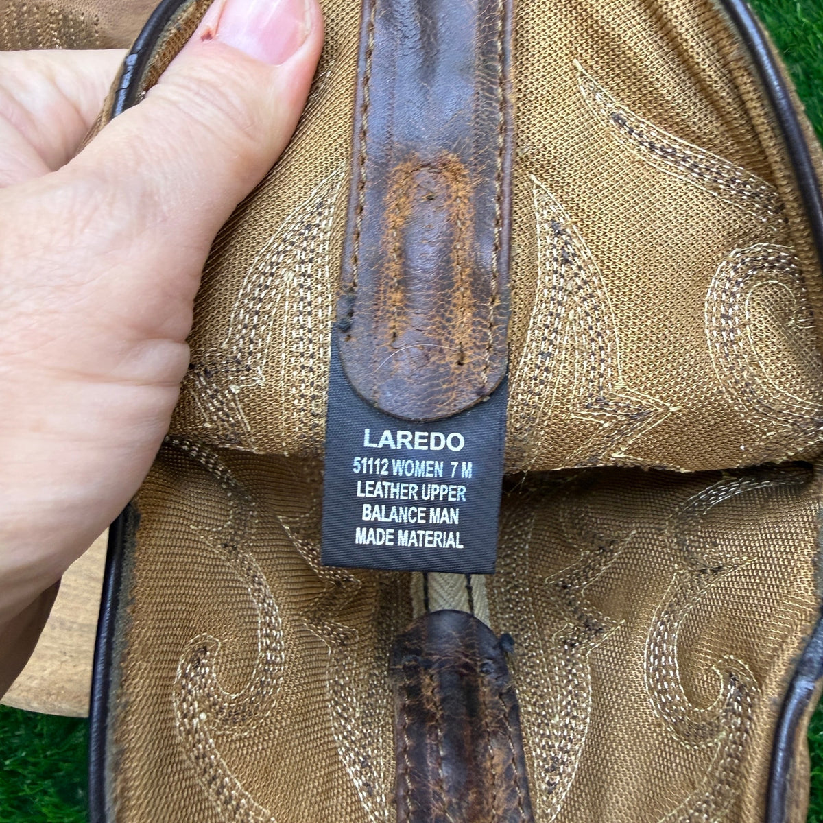 Laredo Women - Size 7M - Brown Western Cowboy Boots Style 51112