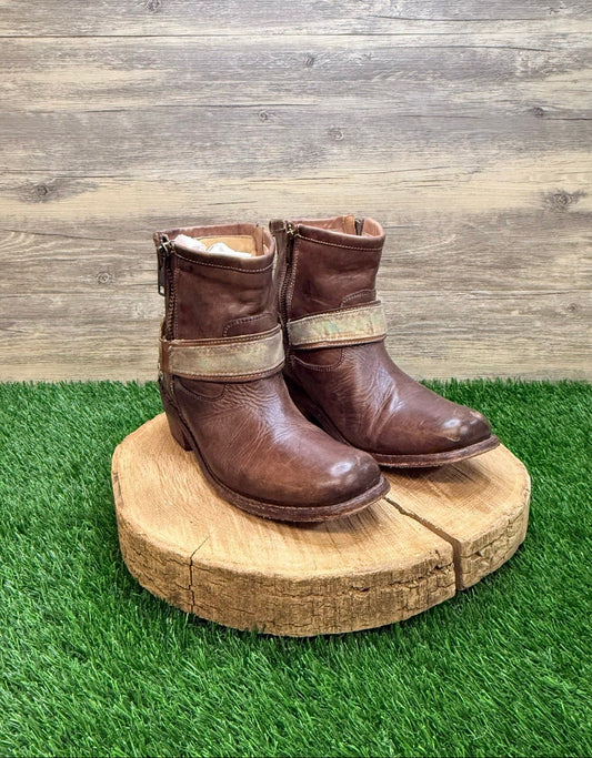 Bed Stu Women - Size 9 - Brown Zipper Ankle Boots 1703
