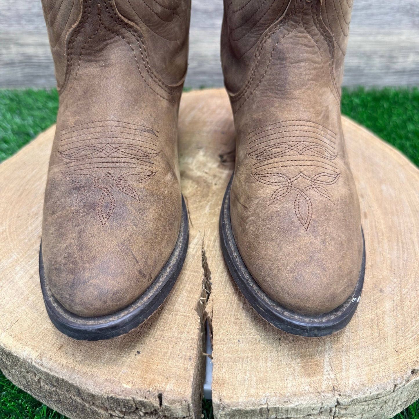 Masterson Women - Size 6M - Brown Cowboy Boots Style RB7440