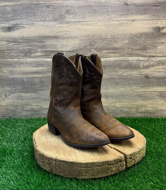 Ariat Youth - Size 4 - Brown Cowboy Boots Style 10001825