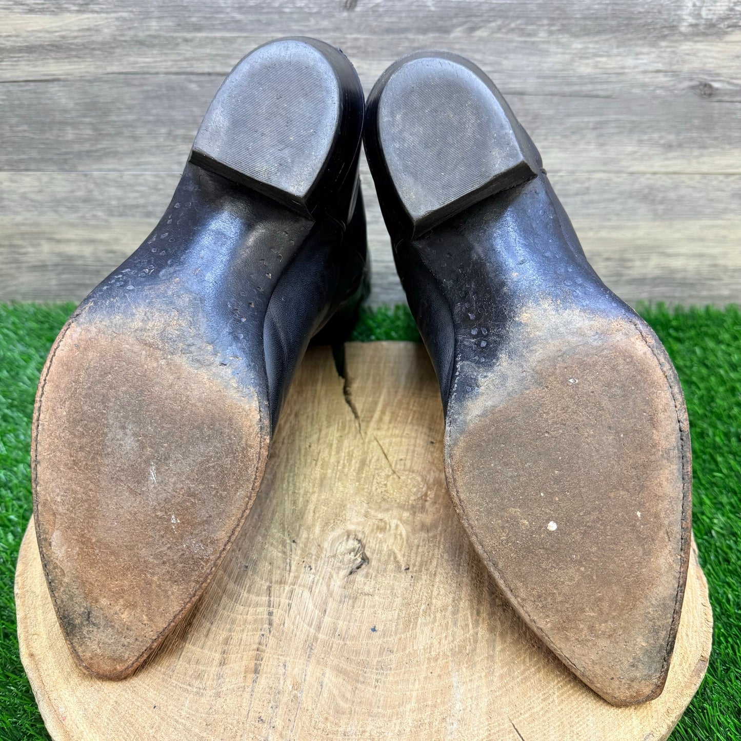J Chisholm - Size 10M - Black Cowboy Boots D820
