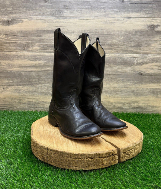 Laredo Women - Size 5.5M - Vintage Black Roper Cowboy Boots Style 6902