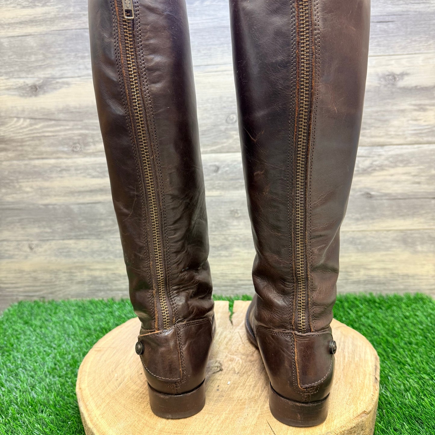 Frye Women - Size 6B - Brown Lindsay Riding Boots 76431