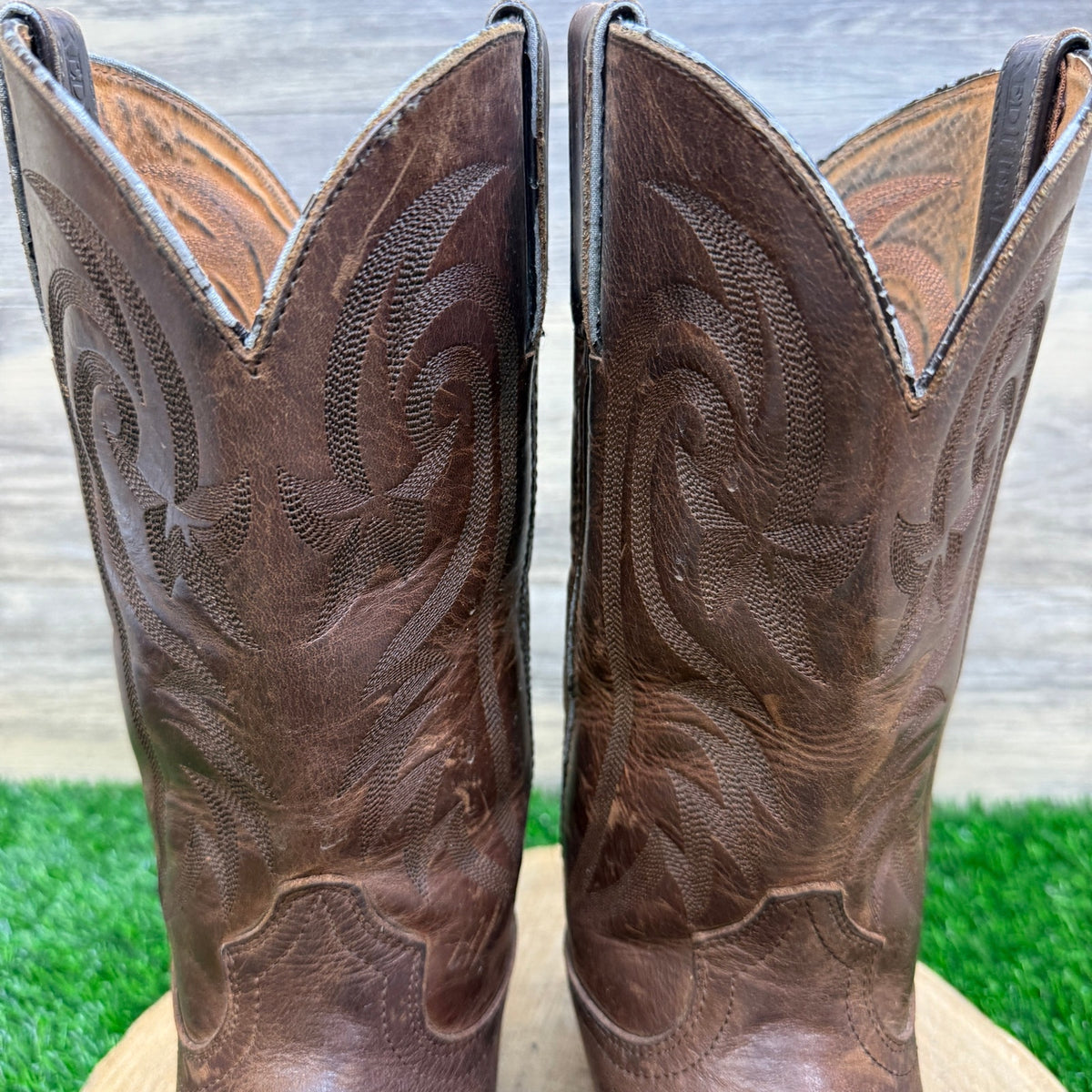 Red Head Women - Size 7.5M - Brown Western Cowboy Boots Style 55347