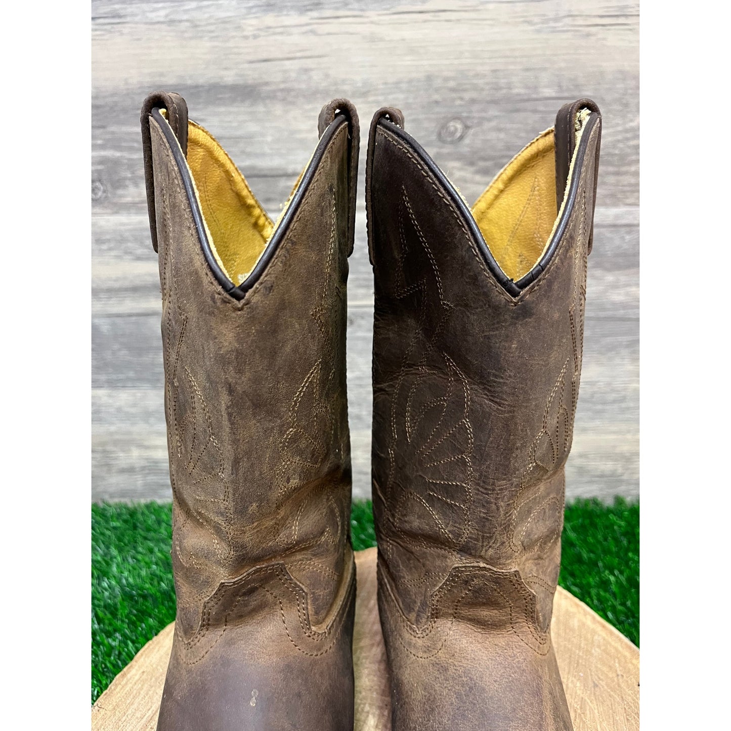 Masterson Youth - Size 6D - Brown Cowboy Boots Style RB2000Y