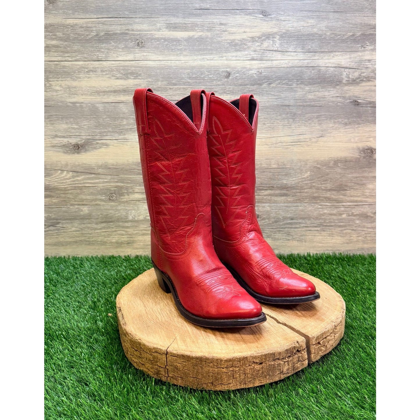 Old West Women - Size 6 - Red Western Cowboy Boots SCL7016