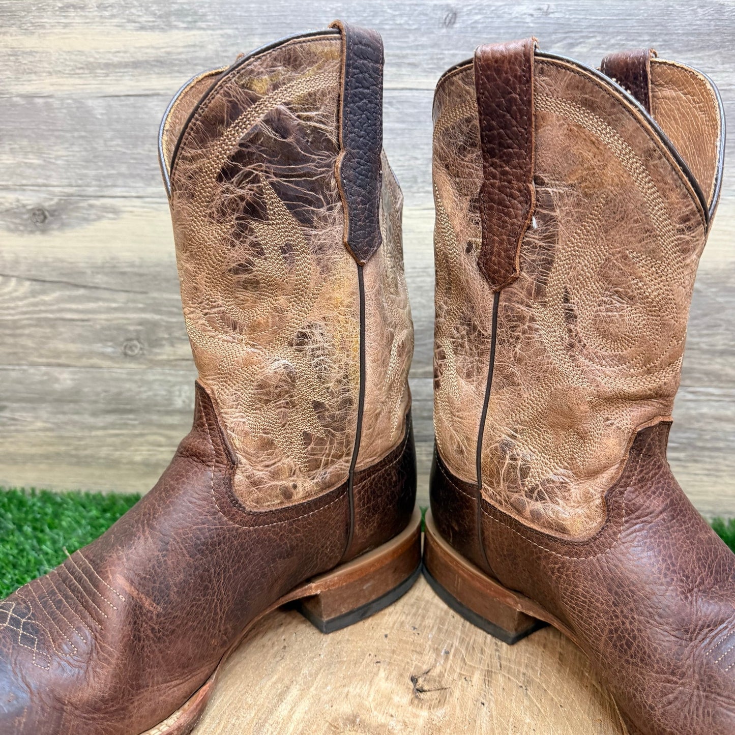 Cody James Men - Size 12D - Brown Square Western Cowboy Boors BCJFA22L7