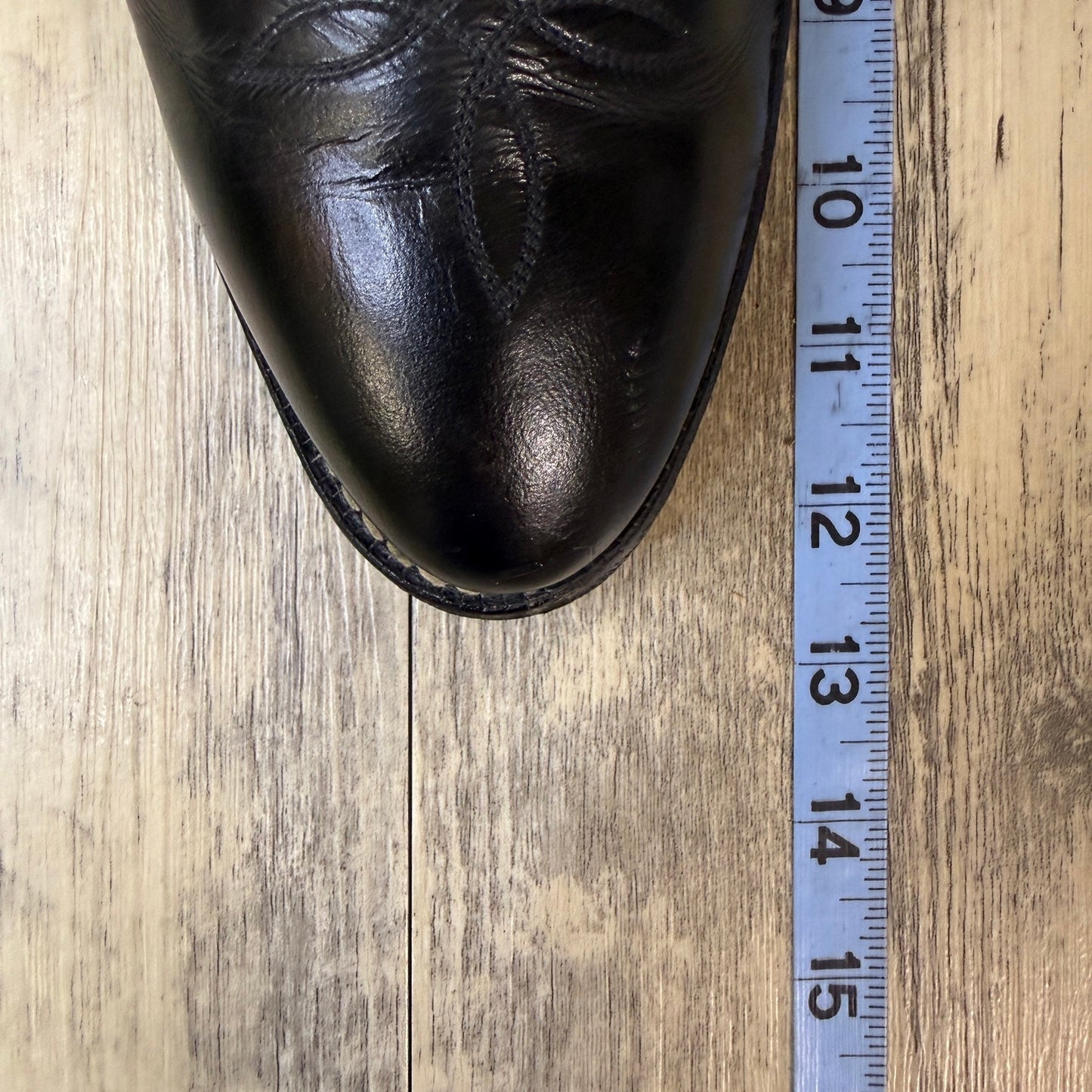 Justin Men - Size 11 - Black Western Cowboy Boots Style 1409