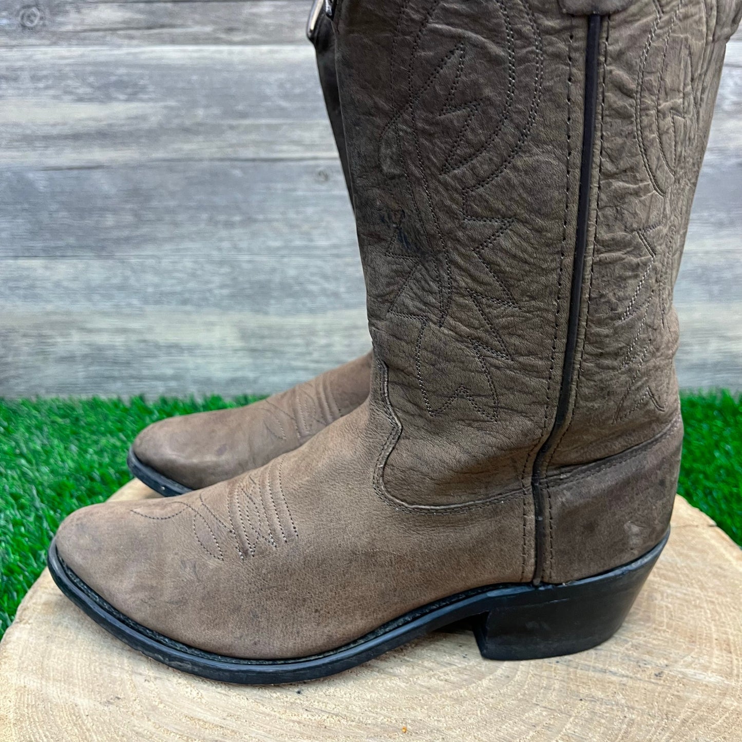 Old West Women - Size 6.5 - Brown Cowboy Boots Style 8151G