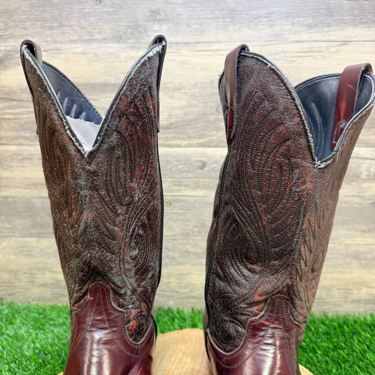 Laredo Men - Size 8.5EE - Vintage Brown Cowboy Boots 12382