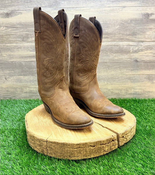 Masterson Women - Size 5M - Brown Cowboy Boots RB7440
